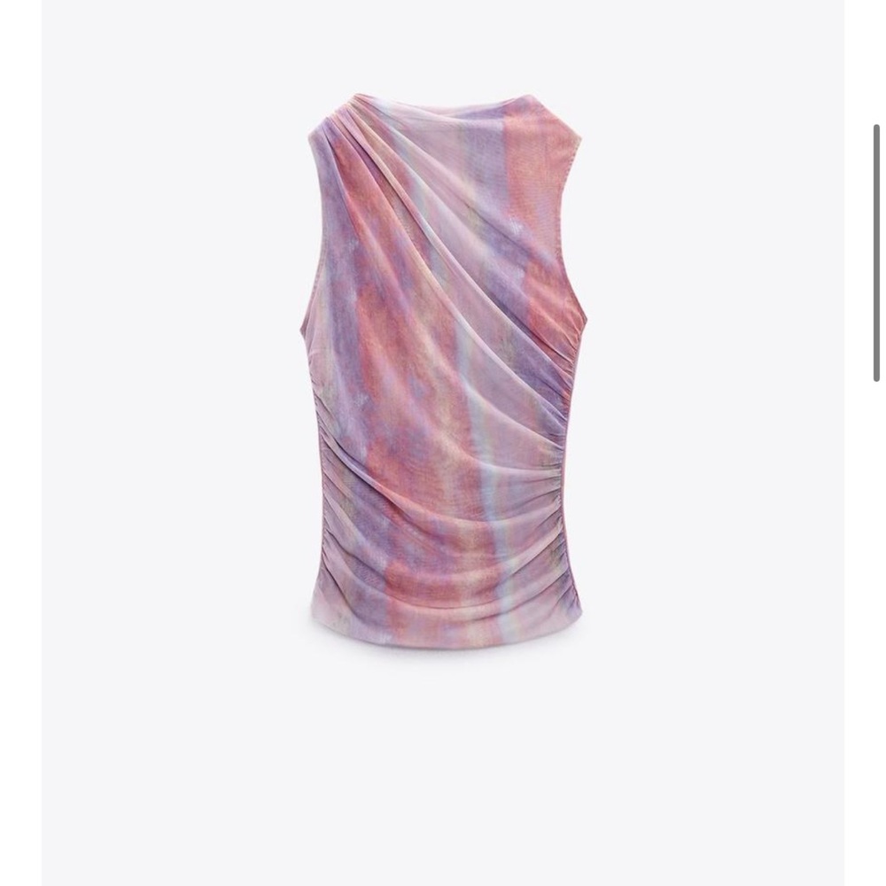 Elegant Mesh Sleeveless Top